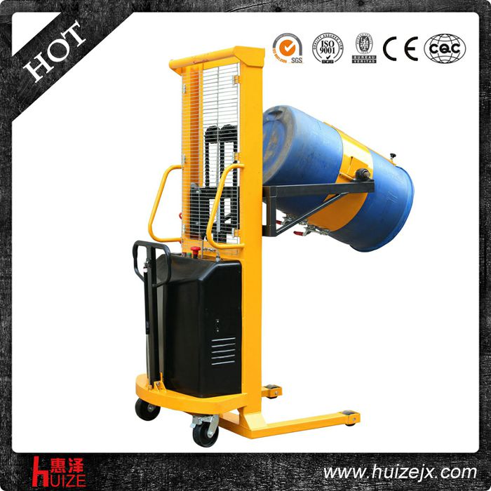 半電動多功能油桶車（單門架，夾塑桶）2