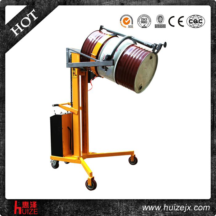 半電動(dòng)油桶車（直角腿，夾鐵桶翻轉(zhuǎn)）